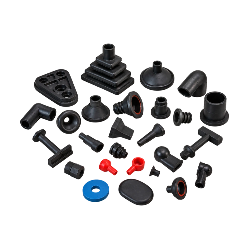 Custom molded rubber components
